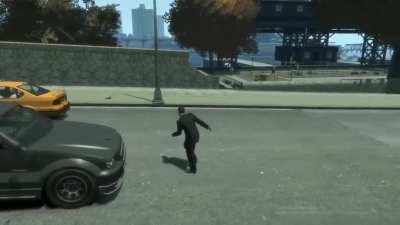 [GTA IV] Niko gets pushed