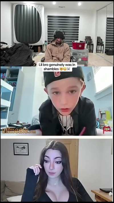 Lil bro genuinely was in shambles 😭💀