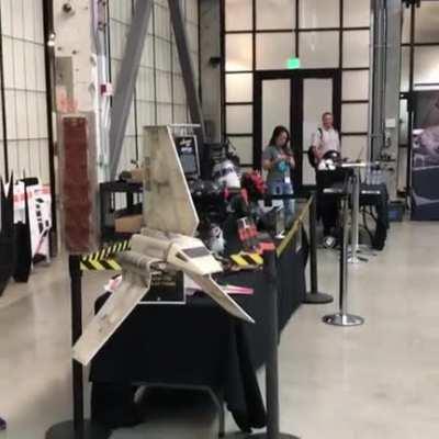 A Lambda class T4a shuttle was Darth Vader's personal transport. The Dark Lord traveled in style.