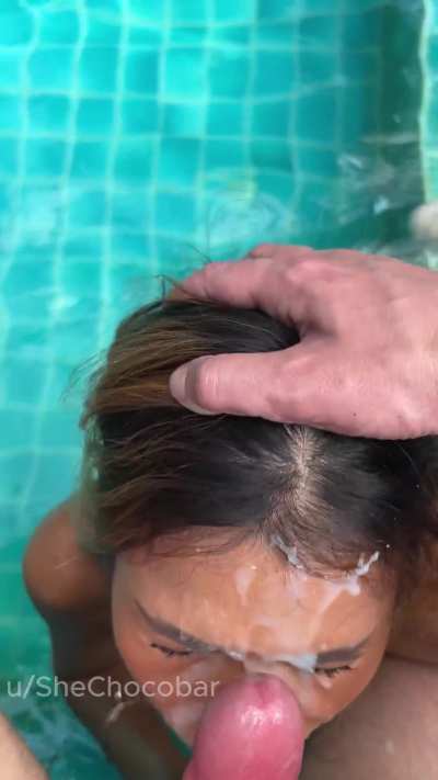 When I suck your cock way too hard you splash me with thick loads