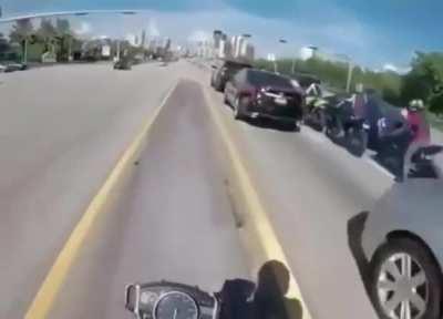 Waiting for the lights to come on.