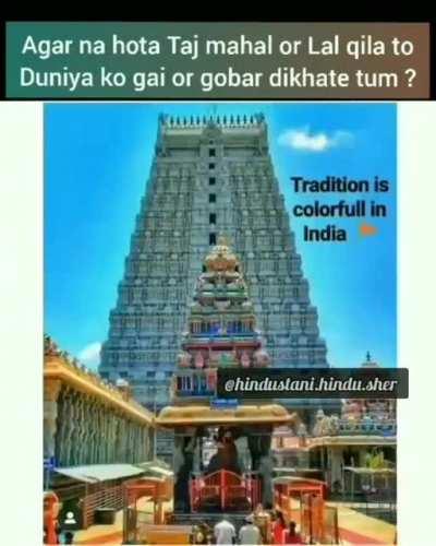 The taj mahal and the Minar r nothing before the ones we made