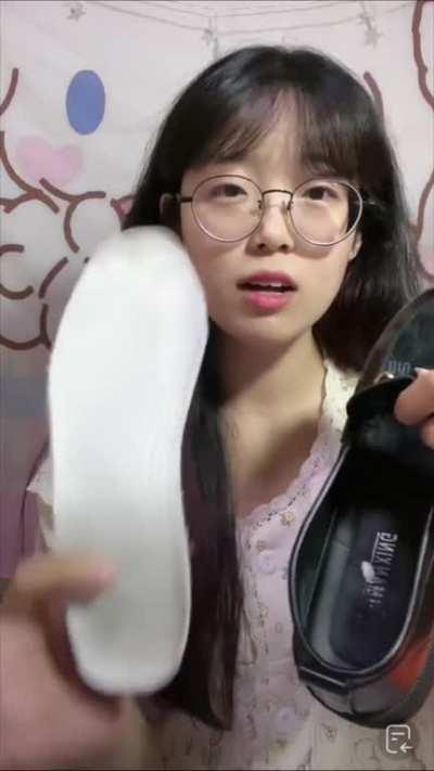 Asian cute feet soles show