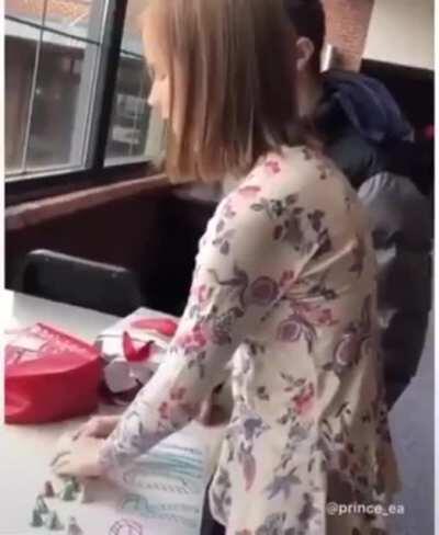 A boy proposes to a blind girl...