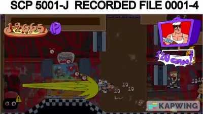 I played Pizza Tower and SCP 5001-J was the first thing that came to my mind