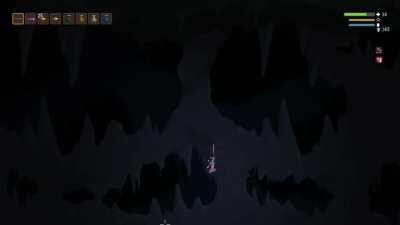 I Jumped Off Of A Really High Underground Cliff!