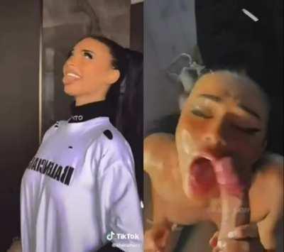 From Tiktok To Sucking Cock 😮