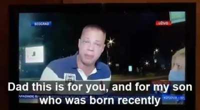 Heartbreaking breakdown of why a Serb is protesting. Thoughts on his statements?