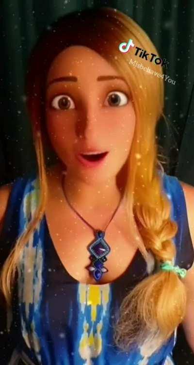 Tiktok face filter. Elsa from fronzen gets facefucked