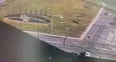 Tesla runs red light, crashes into 2 other cars. Audi driver placed an induced coma.