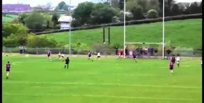 Presented without comment.. Carryduff v Kilcoo in last nights league game in County Down.