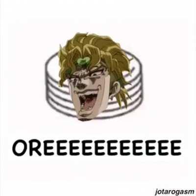 So Oreo is a Jojo reference
