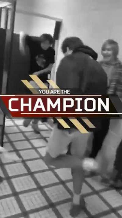 Winning a game with friends be like