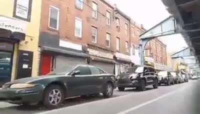 The drug filled streets of Philadelphia show people in the streets in a zombified frozen state.