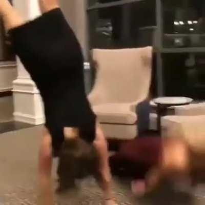 HMC while I watch my friend do a handstand