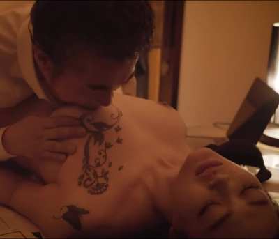 Hot young Asian girl and older Asian man