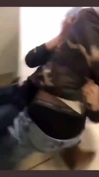 Homie was trying to shit in peace 😩😩