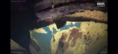 New footage released today of a hole in the wreck of MS Estonia, which sank in 1994 in the Baltic during heavy storms, with great loss of life. Only 137 out of 989 people aboard survived, and around 650 people are estimated to have never even reached the 