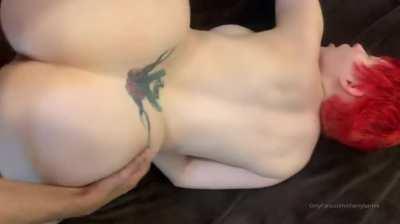 Ass Clapping Cum On Ass Cumshot Doggystyle POV Pawg Redhead Porn GIF by solomanbanks105