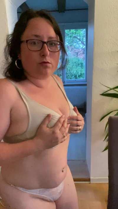 You can stay but your clothes must go