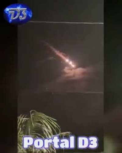 UFO crashing at Magé