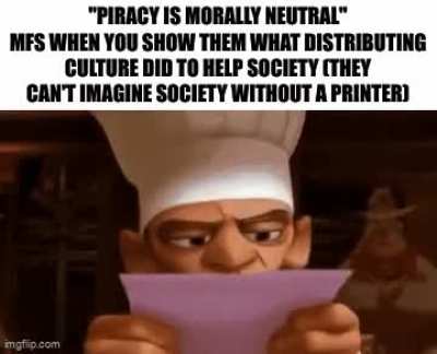 I don't care if you don't pirate but don't act like you've got the moral high ground