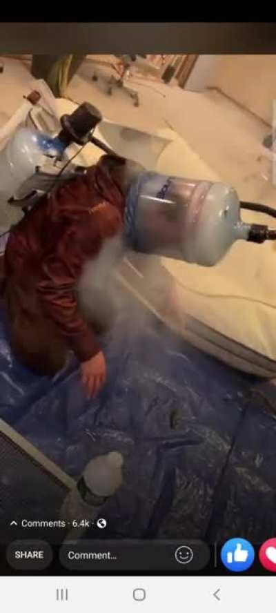 His face at the end haha