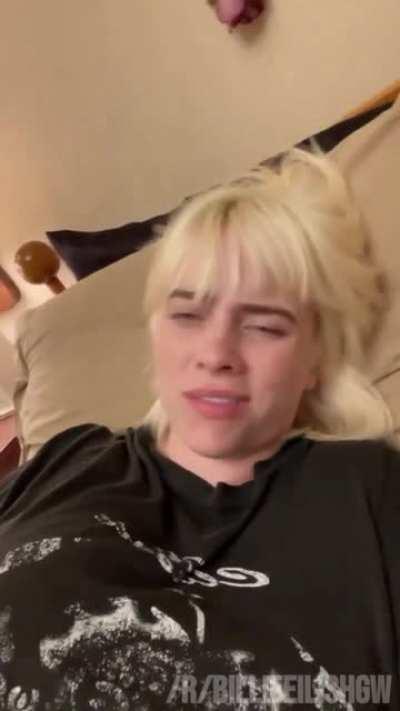 Billie and her massive milkers in motion