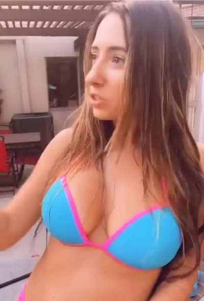 Blue bikini 4