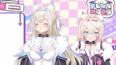 Korone & FuwaMoco Meeting Each Other