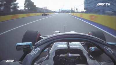 Bottas Q3 Cooldown Lap Radio + Verstappen Tow