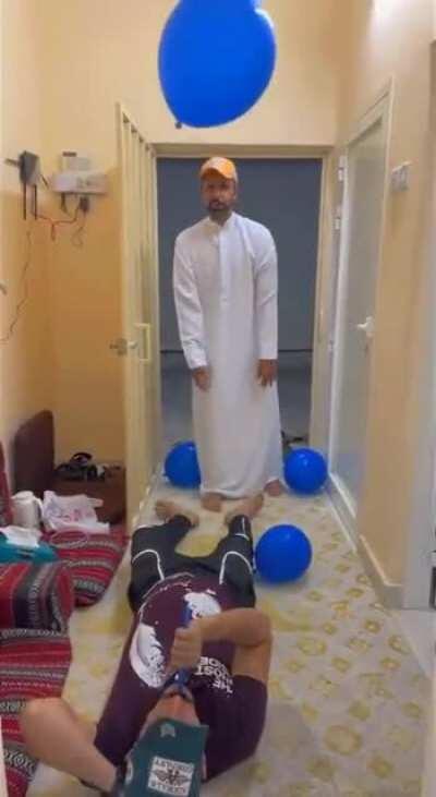 Just playing with balloons