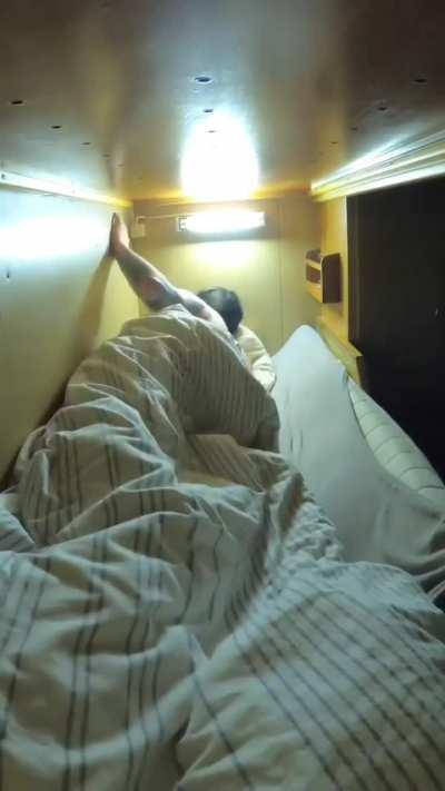 What life is like on a ship in the North Sea. I wouldn't last a day.