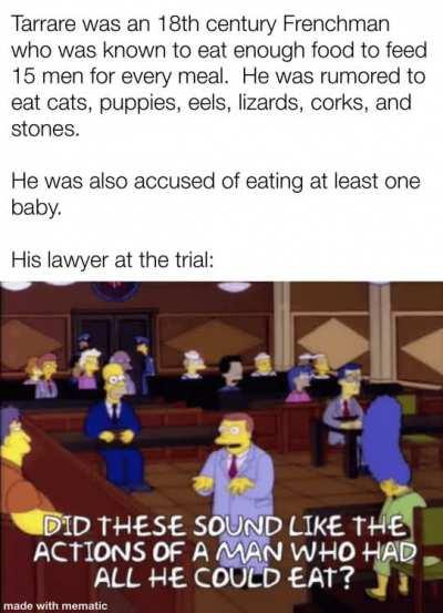 ‘Tis no man: ‘Tis a remorseless eating machine!