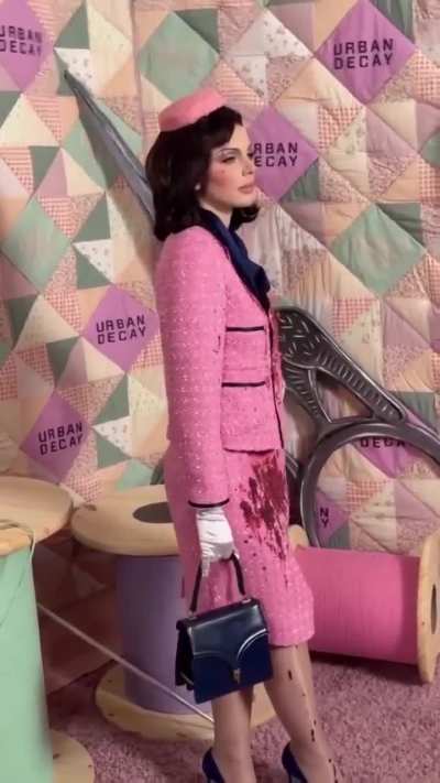 Julia Fox Dresses as Blood-Soaked First Lady Jackie Kennedy After JFK Assassination for Halloween