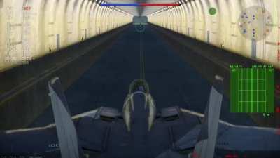 F-14 tunnel run can also be done with the wings unswept