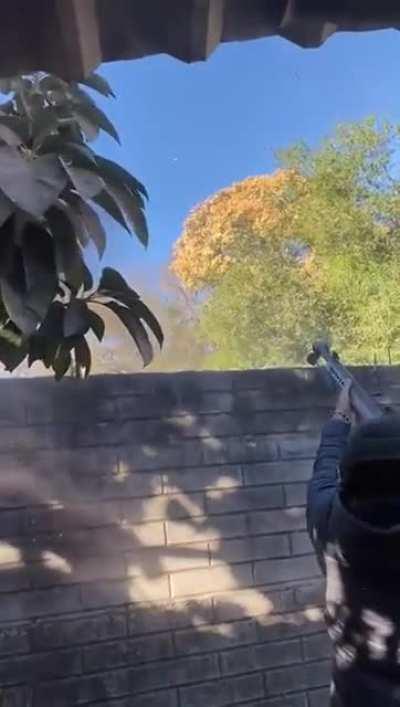 Sicarios trying to shoot down a government aircraft