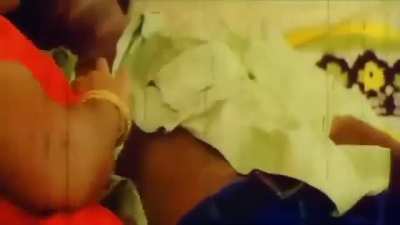 Mallu maria in red saree