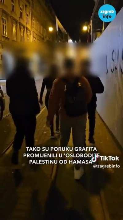 Grafiteri snimljeni u Zagrebu