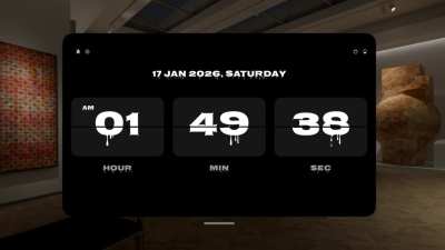 🚀 New Update: Flip Clock – Spatial Clock (VisionOS) – Bug Fixes & Smooth Animations!