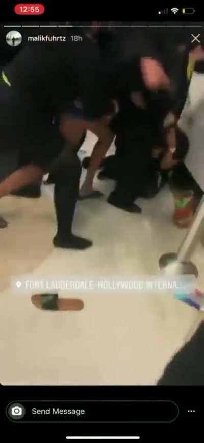 Three women go crazy and freak out because their flight got delayed…