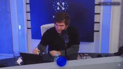 Ilustración en vivo - Javier Milei