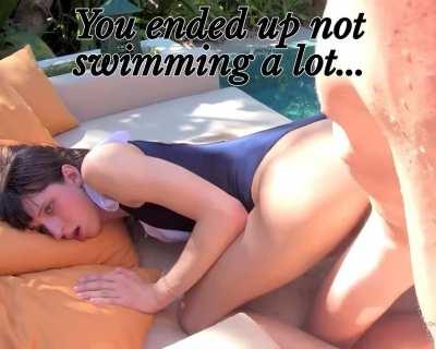 Time to get wet, sissy!