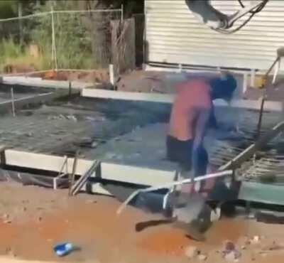 WCGW hitting a paint can?