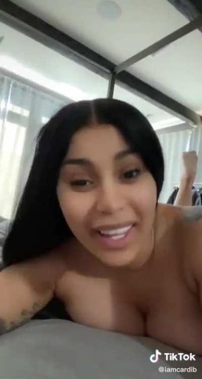 Cardi B Strips Down to Give Naked Advice