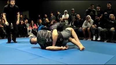 William Tackett's INSANE Armtrap guard pass to back take