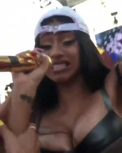 Front Row for Cardi’s Tits