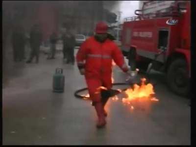 Demonstration at school 