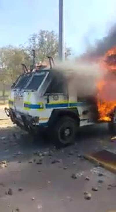 Protests at Mthatha WSU campus today