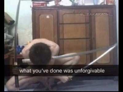 Sin Killer called Bare: Murderer of the unforgivables. Hint: Aim for the groin